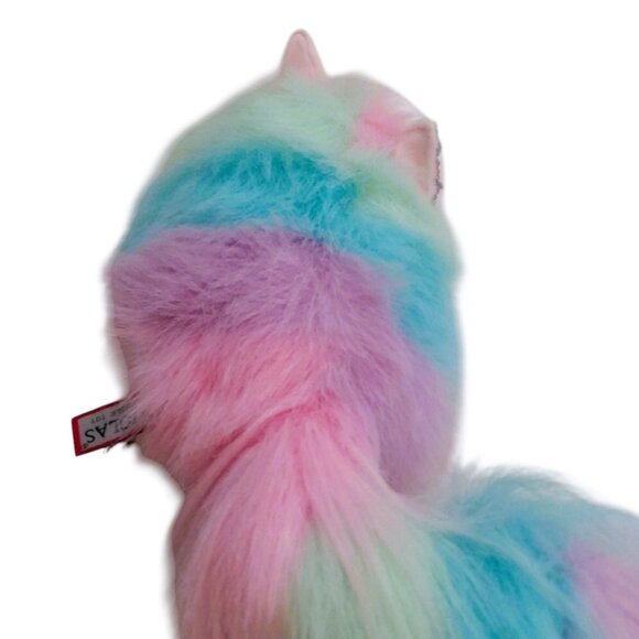 Douglas Prism Rainbow Cat Fuzzle Plush 14" Cuddle Toy - Picture 7 of 15